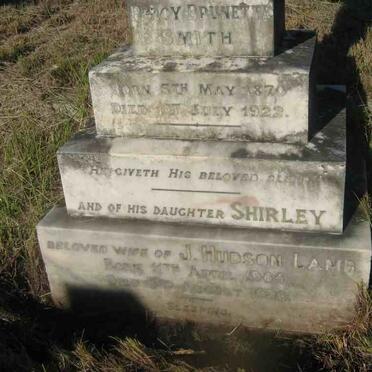 SMITH Percy Brunette 1870-1922 :: HUDSON-LAMB Shirley 1904-1926