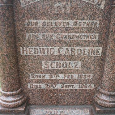 SCHOLZ Hedwig Caroline 1889-1964