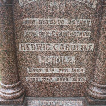 SCHOLZ Hedwig Caroline 1889-1964