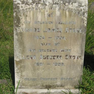 STONE Edward James 1854-1936 &amp; Helena Augusta 1861-1939