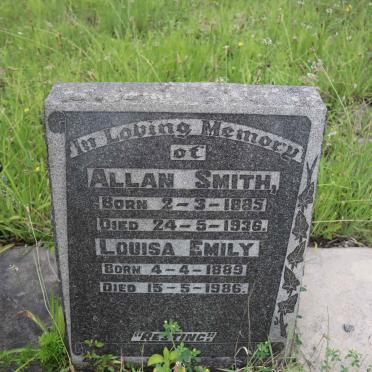SMITH Allan 1885-1936 &amp; Louisa Emily 1889-1986