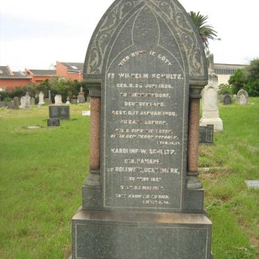 SCHULTZ Wilhelm 1826-1900 &amp; Karoline W. HAMANN 1827-1907