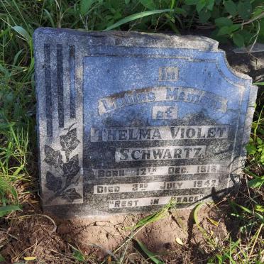 SCHWARTZ Thelma Violet 1918-1942