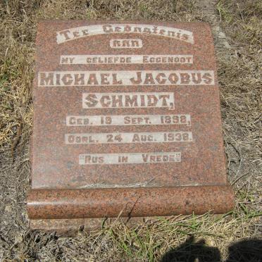 SCHMIDT Michael Jacobus 1898-1938