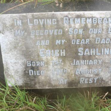 SAHLING Erich 1908-1945