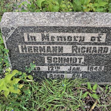 SCHMIDT Herman Richard -1945