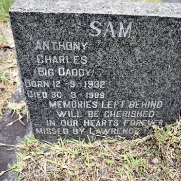 SAM Anthony Charles 1932-1989