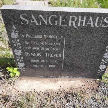 SANGERHAUS Dennis Trevor 1927-1981