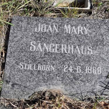 SANGERHAUS Joan Mary 1968-1968