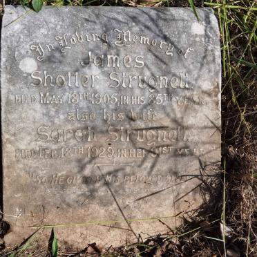 STRUGNELL James Shotter  -1905 &amp; Sarah  -1929
