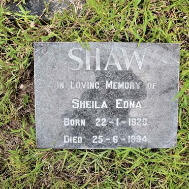 SHAW Sheila Edna 1929-1994