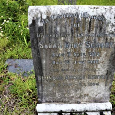 SCHMIDT Bernard August 1894-1964 &amp; Sarah Ruby 1902-1946