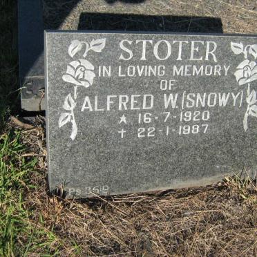 STOTER Alfred William 1920-1987