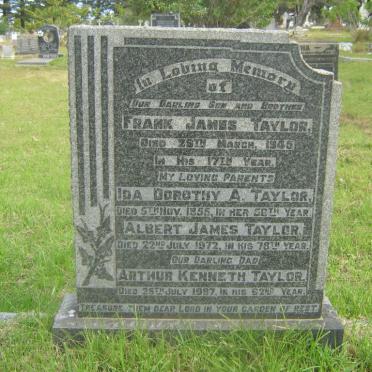 TAYLOR Albert James -1972 &amp; Ida Dorothy A. -1955