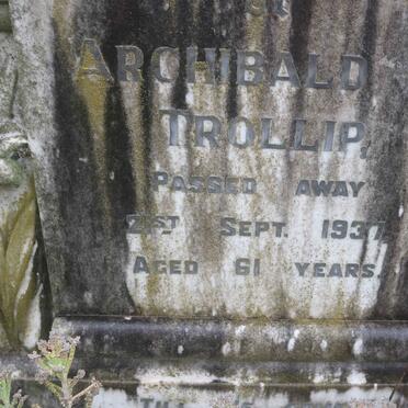 TROLLIP Archibald E. -1937