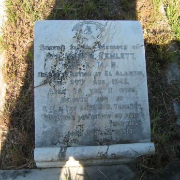 TEMLETT Ivor M.  -1942