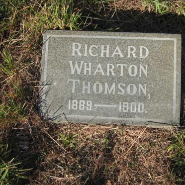 THOMSON Richard Wharton 1889-1900