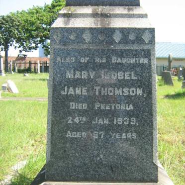 THOMSON Mary Isobel Jane -1939 