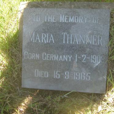 THANNER Maria 1903-1965
