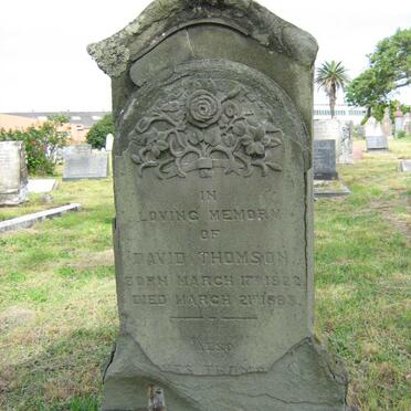 THOMSON David 1822-1883