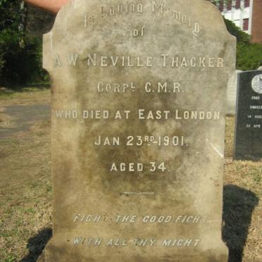 THACKER A.W. Neville -1901