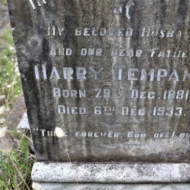 TEMPANY Harry 1881-1933