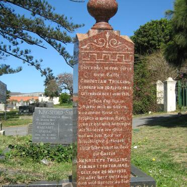 TRILLING Christian 1838-1901 &amp; Henriette 1840-1930