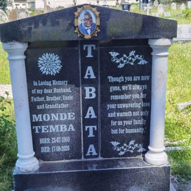 TABATA Monde Temba 1960-2020