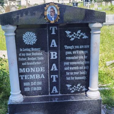 TABATA Monde Temba 1960-2020