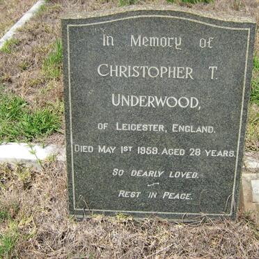 UNDERWOOD Christopher T. -1959