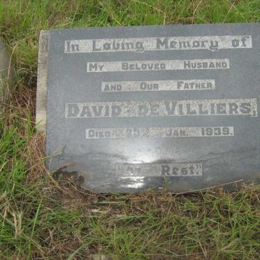VILLIERS David, de -1939