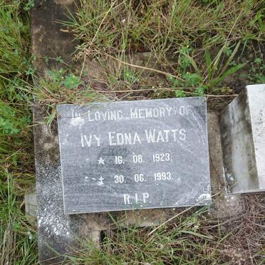 WATTS Ivy Edna 1923-1993