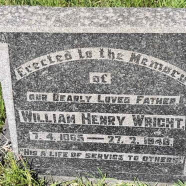 WRIGHT William Henry 1865-1946