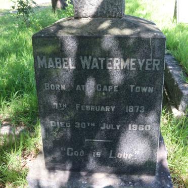 WATERMEYER Mabel 1873-1960