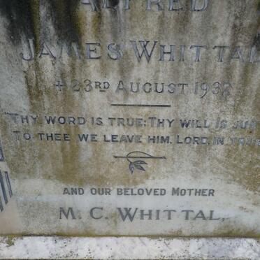 WHITTAL  Alfred James -1937 & M.C. -1948 _1