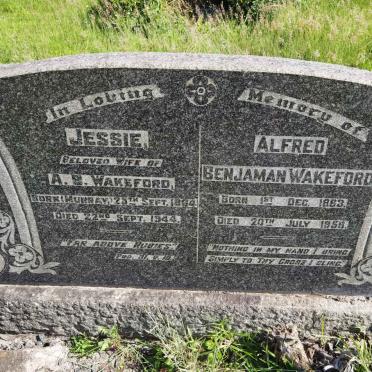 WAKEFORD Alfred Benjaman 1863-1956 &amp; Jessie MURRAY 1864-1944