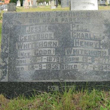 WHITEHORN Jessie Gertrude nee GODD 1879-1956 :: WHITEHORN Percival Charles Henry 1877-1940