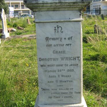 WRIGHT Grace Dorothy -1909