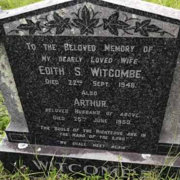 WITCOMBE Arthur -1953 &amp; Edith S. -1948