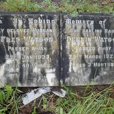 WATSON Fred -1933 :: WATSON Dennis -1929