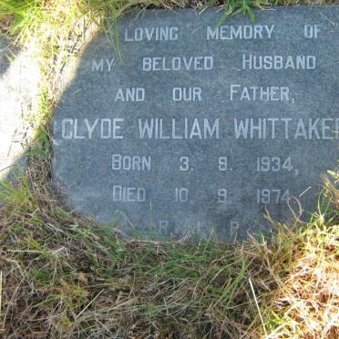 WHITTAKER Clyde William 1934-1974