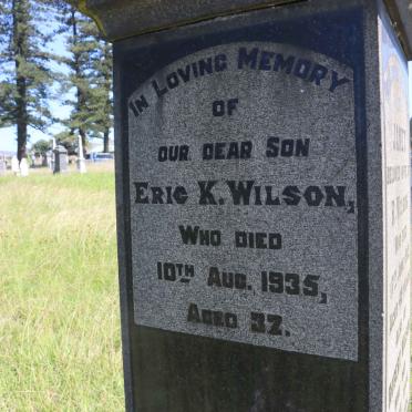 WILSON Eric K. -1935