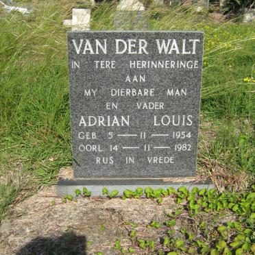 WALT Adrian Louis, van der 1954-1982
