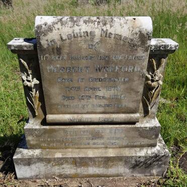 WREFORD Herbert 1876-1935