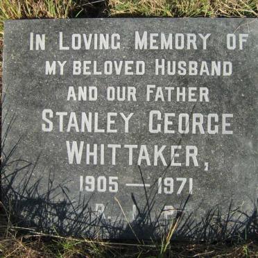WHITTAKER Stanley George 1905-1971