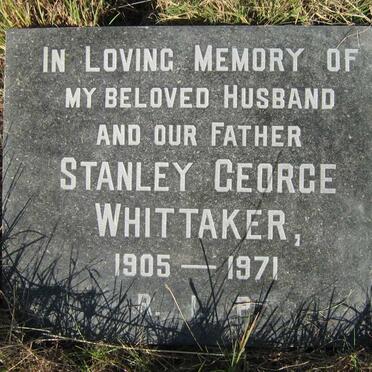 WHITTAKER Stanley George 1905-1971