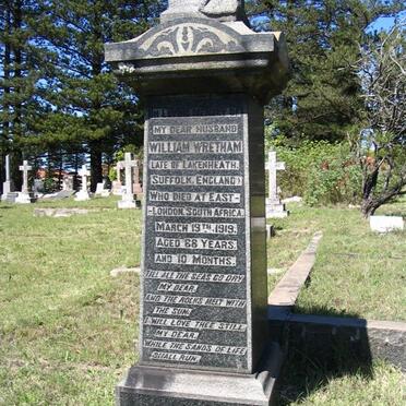 WRETHAM William -1919