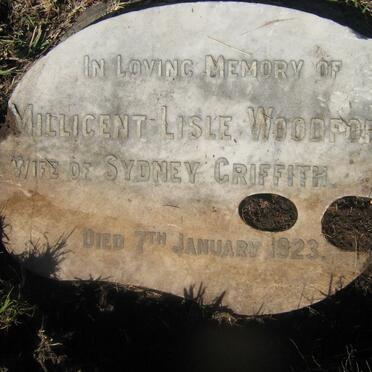WOODFORDE Millicent Lisle -1923