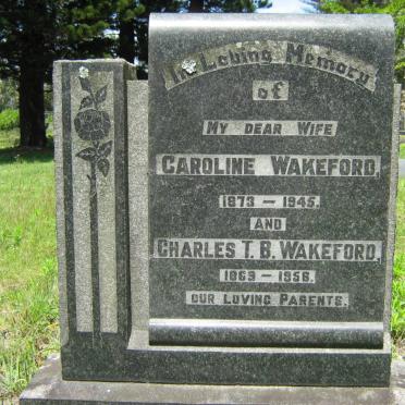 WAKEFORD Charles T.B. 1869-1956 &amp; Caroline 1873-1945