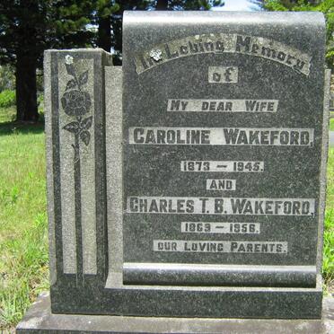 WAKEFORD Charles T.B. 1869-1956 &amp; Caroline 1873-1945